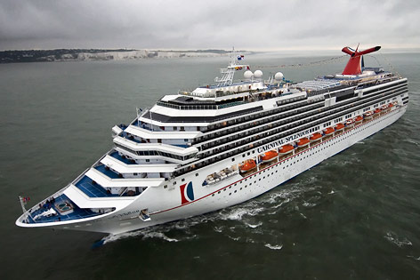 © APA/EPA/Carnival Cruise Lines, Andy Newman Aufnahme des Kreuzfahrtschiffes