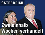 Wiener B&uuml;rgermeister Michael H&auml;upl und Wiens Gr&uuml;nen-Chefin Maria Vassilakou