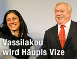 Wiener B&uuml;rgermeister Michael H&auml;upl und Wiens Gr&uuml;nen-Chefin Maria Vassilakou