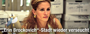 Schauspielerin Julia Roberts im Film „Erin Brockovich“
