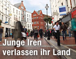 Einkaufsstraße in Dublin