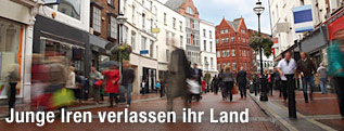 Einkaufsstraße in Dublin
