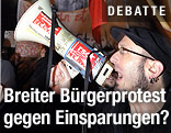 Student auf Demonstration
