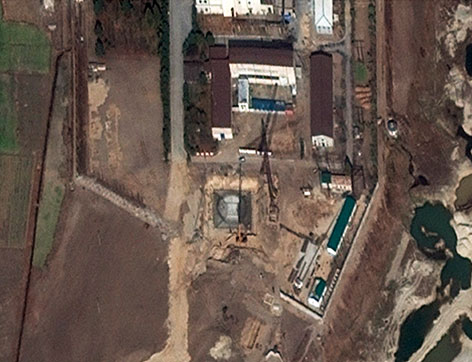 © AP/Digital Globe Luftaufnahme des nordkoreanischen Atomkomplexes von Yongbyon