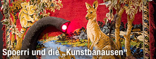 Ausstellungsstück der Nouveau-Realisme-Schau in der Kunsthalle Krems