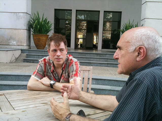 Michael Mittermeier im Gespräch mit dem Dokumentarfilmer Rex Bloomstein