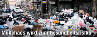 Müllchaos in Neapel