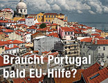 Sicht auf Lissabon