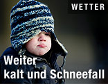 Bub mit Strickhaube