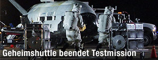 X-37B-Gleiter gelandet