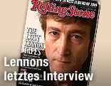 Cover des Magazins Rolling Stone mit einem Foto von John Lennon