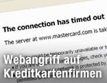 Screenshot der Mastercard-Homepage