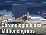 Skylink-Baustelle am Flughafen Wien