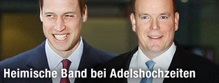  	Prinz William und Prinz Albert II. 