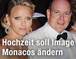 Charlene Wittstock und Prinz Albert II. von Monaco