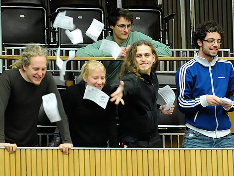 © APA/Robert Jaeger Studentenproteste im Parlament