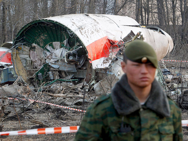 © Reuters/Sergei Karpukhi Wrackteile der Tupolev Tu-154