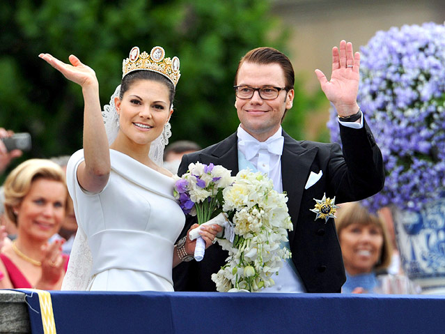 © APA/EPA/Carsten Rehder Prinzessin Victoria von Schweden und Prinz Daniel Westling