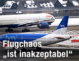Flugzeuge am Flughafen