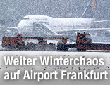 Flugzeug im Schnee