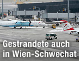 Flugzeuge am Flughafen Wien Schwechat