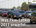 Autos im Stra&szlig;enverkehr