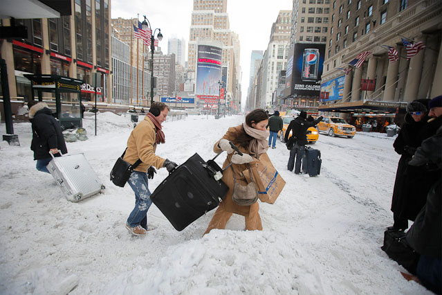 © Reuters/Lucas Jackson Schneechaos in New York