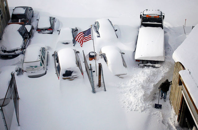 © Reuters/Jessica Rinaldi Schneechaos in New York