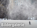 Verschneiter Central Park in New York