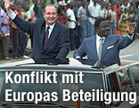 Jacques Chirac und Henri Konan Bedie
