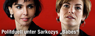 Rachida Dati (ehemalige französische Justizministerin) und Chantal Jouanno (französische Sportministerin)