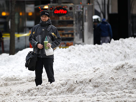 Schneechaos in New York