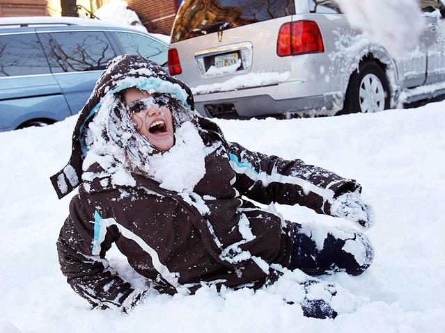 Schneechaos in New York