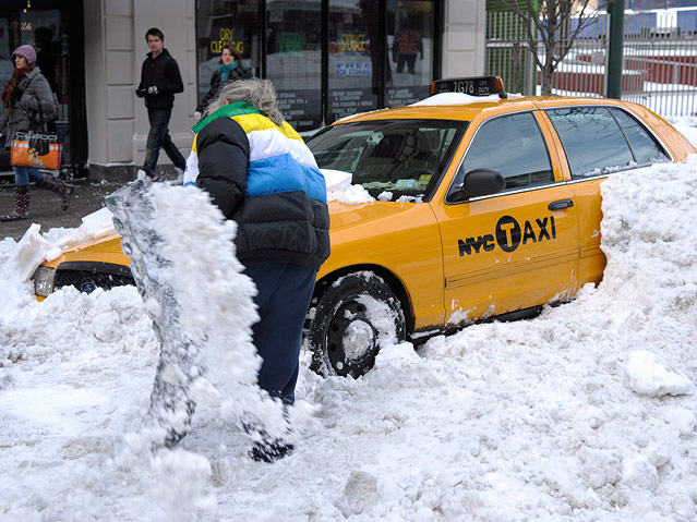 Schneechaos in New York