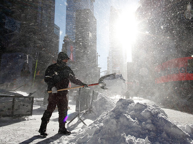 Schneechaos in New York