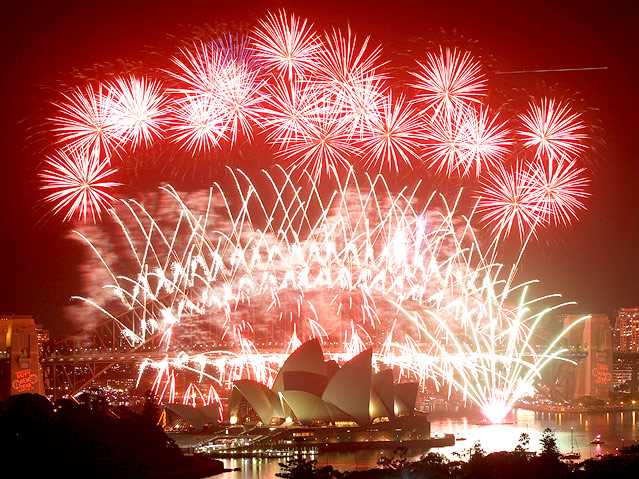 © Reuters/Tim Wimborne Silvesterfeuerwerk in Sydney