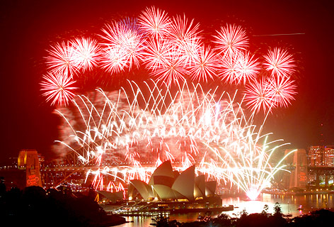 © Reuters/Tim Wimborne Silvesterfeuerwerk in Sydney