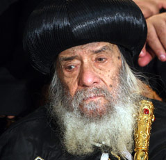 © APA/EPA/Khaled el Fiqi koptisches Oberhaupt Schenuda III