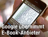 E-Book auf einem iPhone