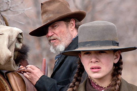 Jeff Bridges und Hailee Steinfeld in "True Grit"