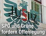 Logo des Justizministeriums