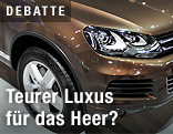 Nahaufnahme eines VW Touareg