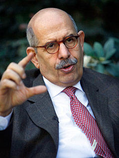 © AP/Nasser Nasser ägyptischer Friedensnobelpreisträger und ehemaliger IAEA-Generaldirektor Mohammed el Baradei