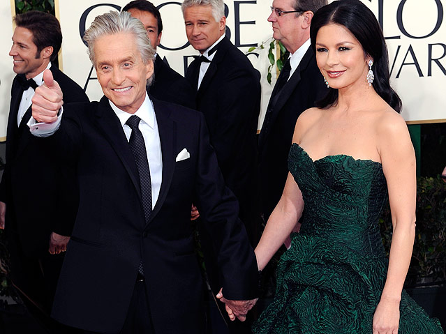 © APA/ EPA/Mike Nelson Michael Douglas mit Ehefrau Catherine Zeta-Jones