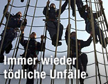 Matrosen auf der "Gorch Fock"