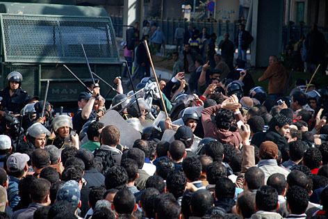 © AP/Muhammed Abu Zaid Demonstration in Ägypten