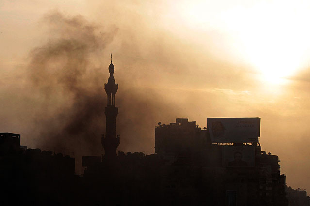 © AP/Lefteris Pitarakis Ausschreitungen in Ägypten