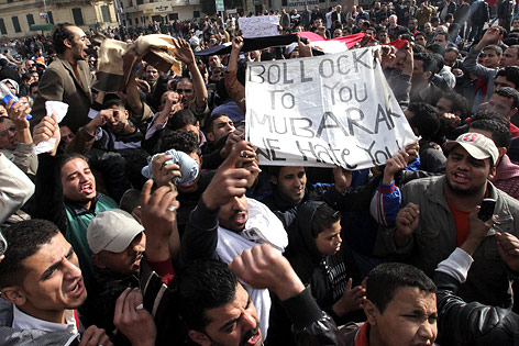 Demonstranten in Kairo