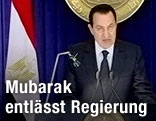 &Auml;gyptischer Pr&auml;sident Hosni Mubarak