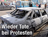 Ausgebrannter Pkw